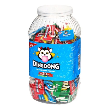 Chewing gum "Ding Dong", 210 pcs*3.4 g-1
