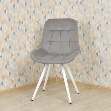 Dining stool Polini Home Verona Sm, color light gray-white-6