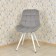 Dining stool Polini Home Verona Sm, color light gray-white
