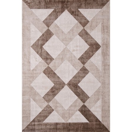 Rectangular carpet Karmen Hali Panama, size 156x230 cm, color Brown/Brown