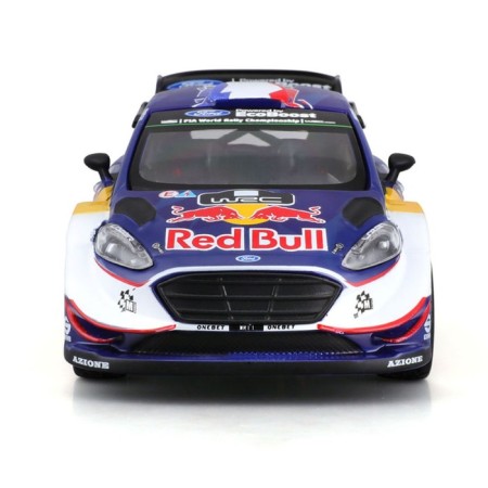 Racing machine BBURAGO 2017 M-Sport Ford Fiesta WRC, Die-Cast, 1:32, Blue color-9