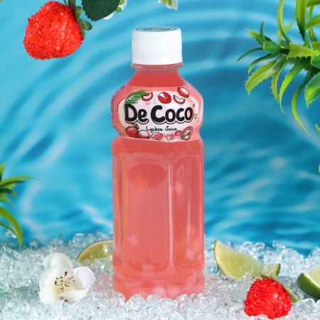DREE DE COCO is not -carnered with pieces of coconut jelly and leaches, 280 ml