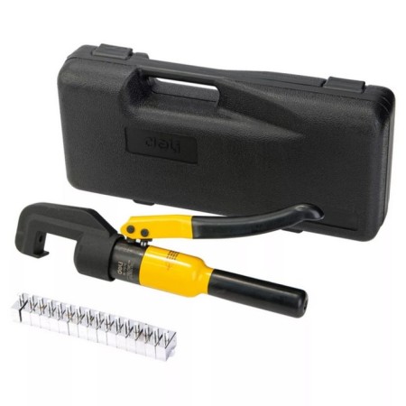 Crimpers hydraulic Deli DL-YQ70, cross section of non-zero. Tips 6-70 mm², 16 matrices-2