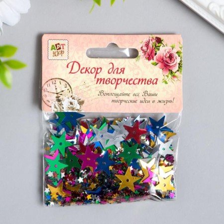 Decor for creativity set of 15 grams "Stars" 10x11.5 cm-5