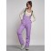 Semicunners of women's winter, size 50, purple color