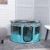 An animal aviary, a tent with a pattern, round, 90 x 55 cm, blue