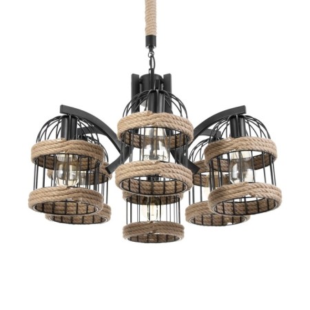 Senza chandelier 6he27 Black 74x39x20 cm