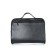 Business folder, genuine leather, 340x260x60 cm, black
