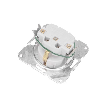 1-seater outlet kranz s/s with a lid s/y 16a fur. Bel KR-78-0213-2