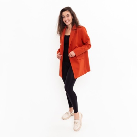 Female jacket, brick color, size 44-46-5