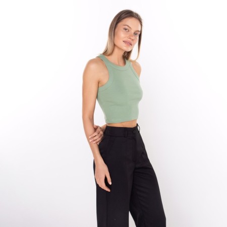 Top female, green color, size 42 (s)-2