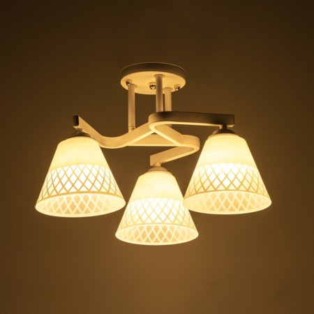 Ronan chandelier 3he27 40w is white 48x48x28 cm-2