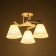 Ronan chandelier 3he27 40w is white 48x48x28 cm
