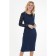 Female dress, size 44, blue color