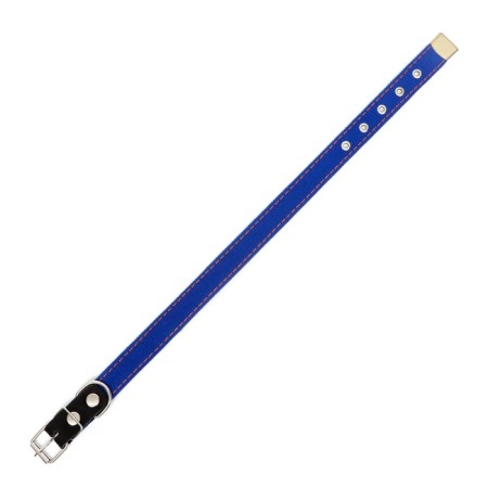 Sprinkle collar with lining, 57 x 2.5 cm, Osh 35-45 cm, blue-7