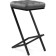 Harmar amauri metal/eco -leather, black/gray 35x36x64 cm
