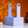 Box - wooden Kashpo 25x15x30 "Beloved Mom" ​​lavender