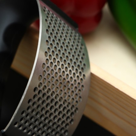 Magistro Garlic press "Veles", 11 × 7 × 5 cm, black color-4