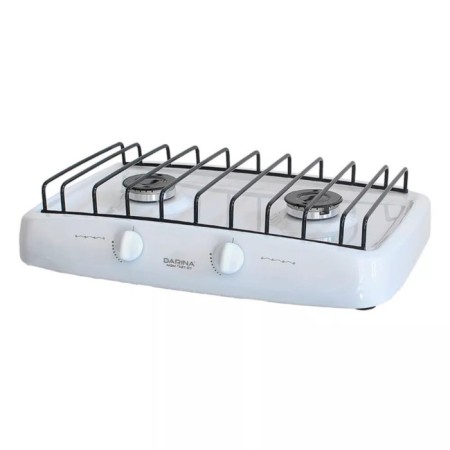 Gas tile Darina LN GM 521 01 W, 1900 watts, 2 burners, white