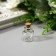 Decor for creativity Glass "A bottle with a traffic jam" 2.5x2.2x2.2 cm