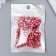Beads for creativity plastic "Round. Gradient. Rosalka Pink" D = 3-8mm, set 10 grams
