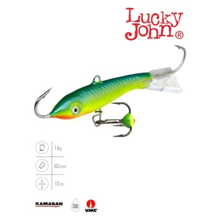Balancir Lucky John Classic 6 + tee, 6 cm, color 29 blister