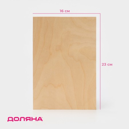 Board cutting wooden delay, 23 × 16 × 0.6 cm