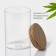 Glass Bank for bulk products with bamboo lid Bellatenero Eco, 550 ml, 8.5 × 12.5 cm