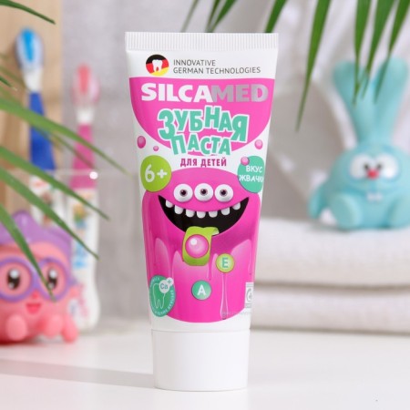 Silcamed children's paste with chewing gum