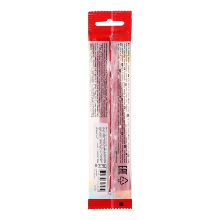 A ruler with a wavy edge plastic Erichkrause Classic, 15cm, red-2