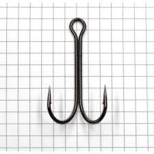 The hook Namazu Double Hook Long, size 40 Int, BN color, double, 40 pcs.