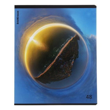 Notebook of 48 sheets in the Erichkrause "Fishay", matte lamination, an offset block 100%, mix-2