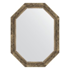 Mirror in the baguette frame, an old tree with weaving 70 mm, 63x83 cm