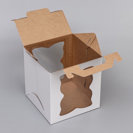 Confectionery packaging, "butterfly" 2 windows, 26 x 26 x 28 cm-3
