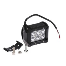 Fog lights 6 LED, IP67, 18 W, 6000 K, 12-24 V, directed light