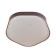 Lamp with PDD "Runa" LED 48W Dimmer brown 38.5x38.5x8cm