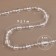 Beads on threads, 8 mm, 9 ± 1 m, the color is transparent
