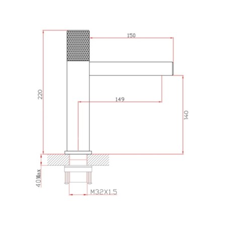 Bronze de Luxe Avantgarde 2010rh shell mixer, pour 150 mm, brass-6