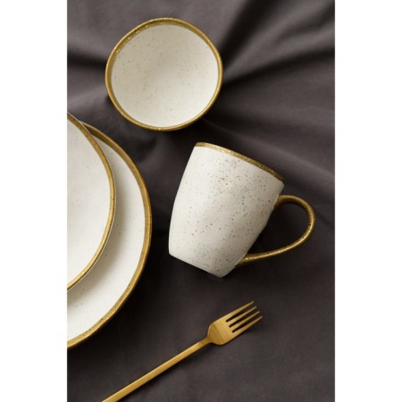Porcelain mug Magistro Poursephona, 400 ml, beige color-5
