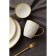 Porcelain mug Magistro Poursephona, 400 ml, beige color