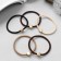 Hair elastic band "Molly" cube, 5 cm, mix