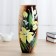 Lilia vase with painting on painted glass, D-7cm 10x23 cm
