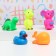 Toy - bathing food in the bathtub "animals" rubber, 9cm, mix