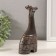 Souvenir Ceramics "Giraffe. Ethnic patterns" Brown 8x5x18.5 cm