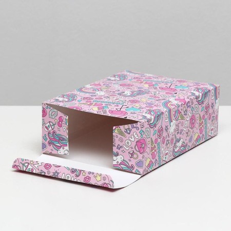 Folding box "Unicorns", 16 × 23 × 7.5 cm-1