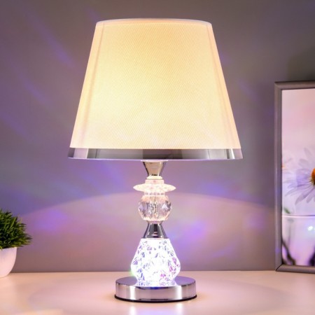 Board lamp "Latea" E27 40W Belo-chromium 25x24x41 cm-1