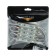 Salon LED backlight, 3 LED, 9x1.1 cm, 12 V, IP68, adhesive base, white light