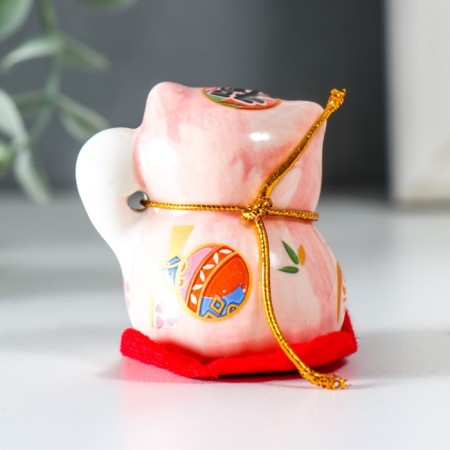 Souvenir ceramics "manei -nako - puffy cheeks" 4.5x3.8x4.6 cm set 5 pcs-3