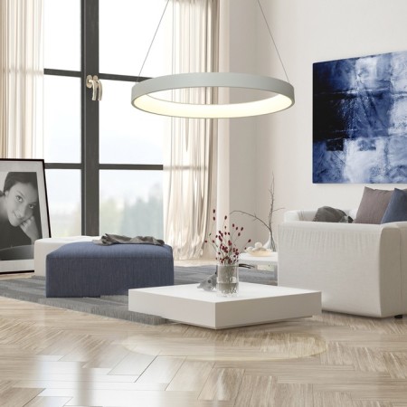 Suspended chandelier Mantra Niseko, Led, 3500lm, 3000k, 500 mm, white color-3