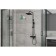Shush Thira shower system without pouring TR3635-40BLACK, tropical shower, shower, black 98475